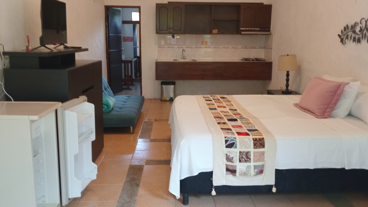 Suite Presidencial - cocina y zona de estar
