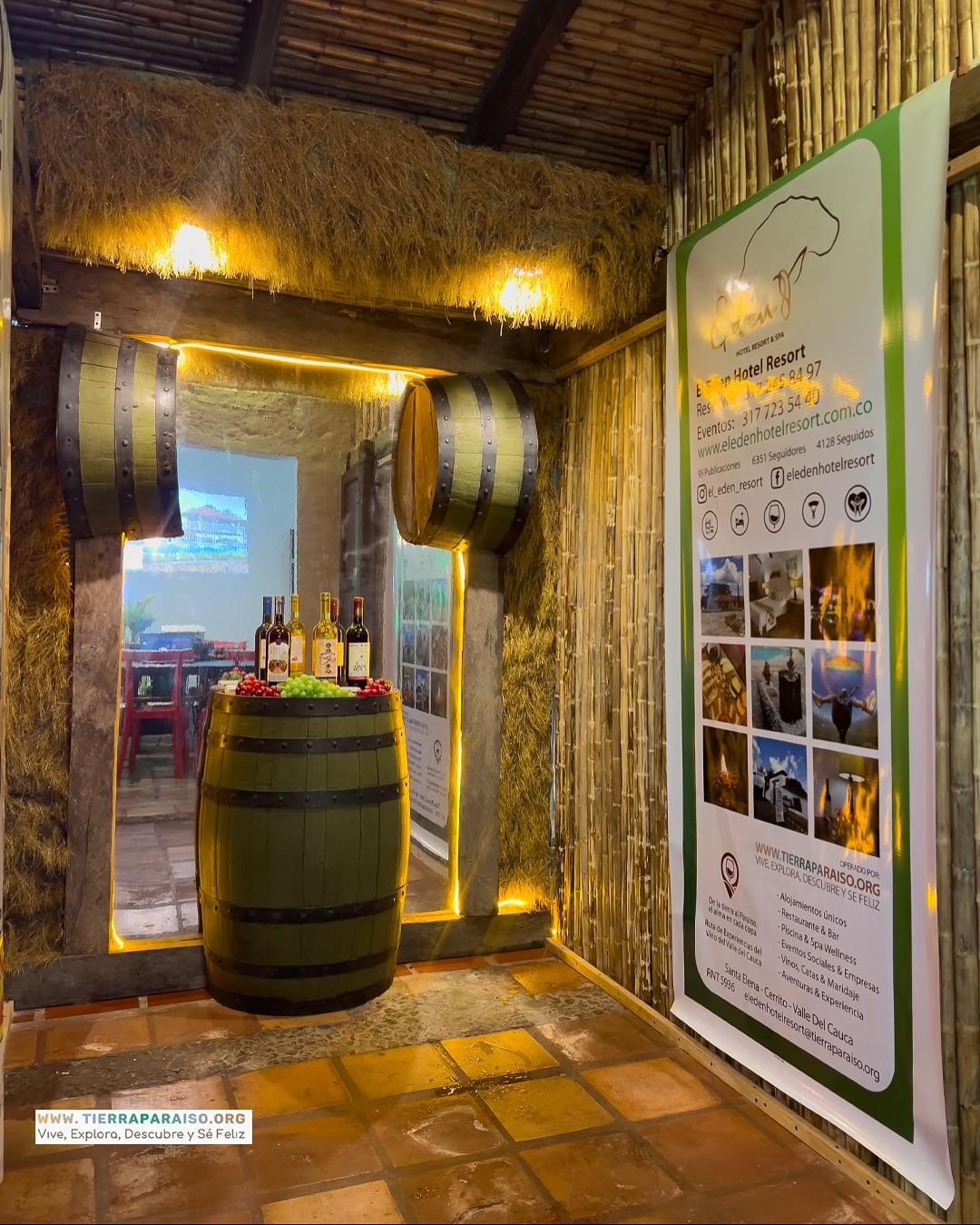 Único Hotel Wine House del Valle del Cauca - entrada temática